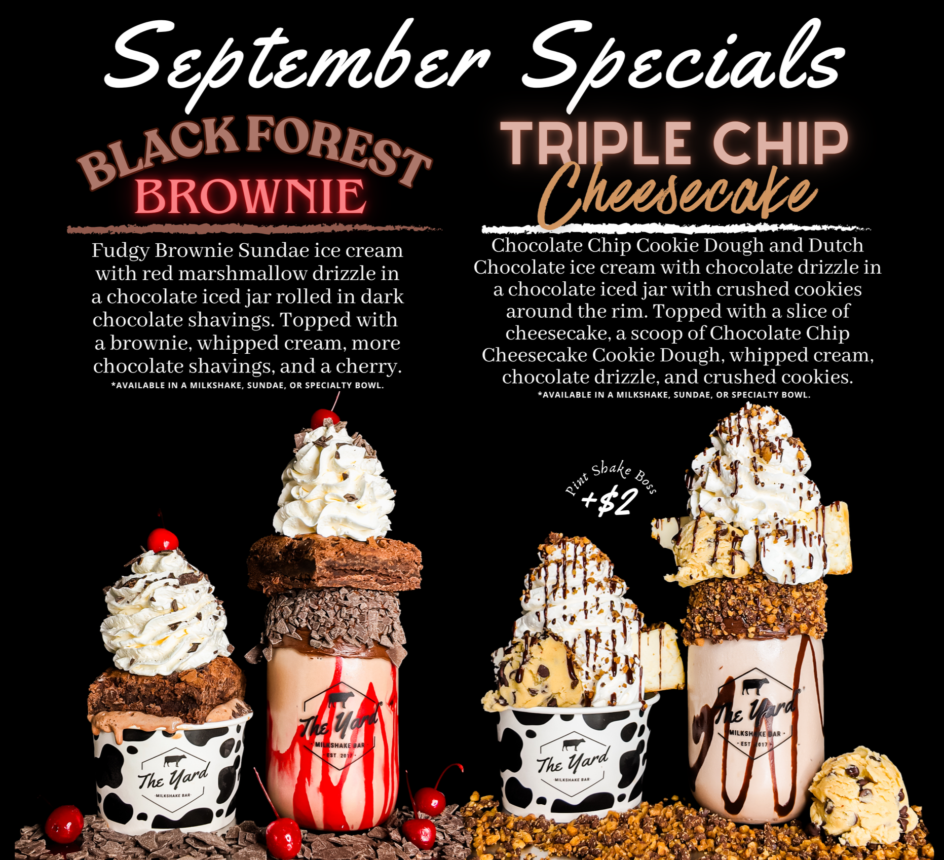 National Harbor Milkshakes — The Yard Milkshake Bar - As seen on